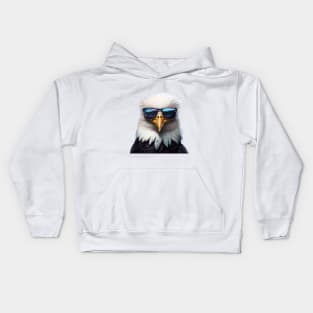 Patriotic Eagle Kids Hoodie